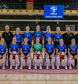 Djopzz Zwolle topvolleybal teamfoto